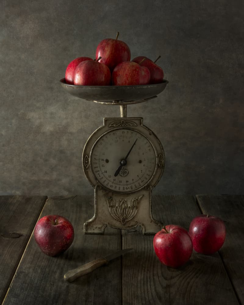 Rustic Apples and Scale by Ytje Veenstra — canvas wall art