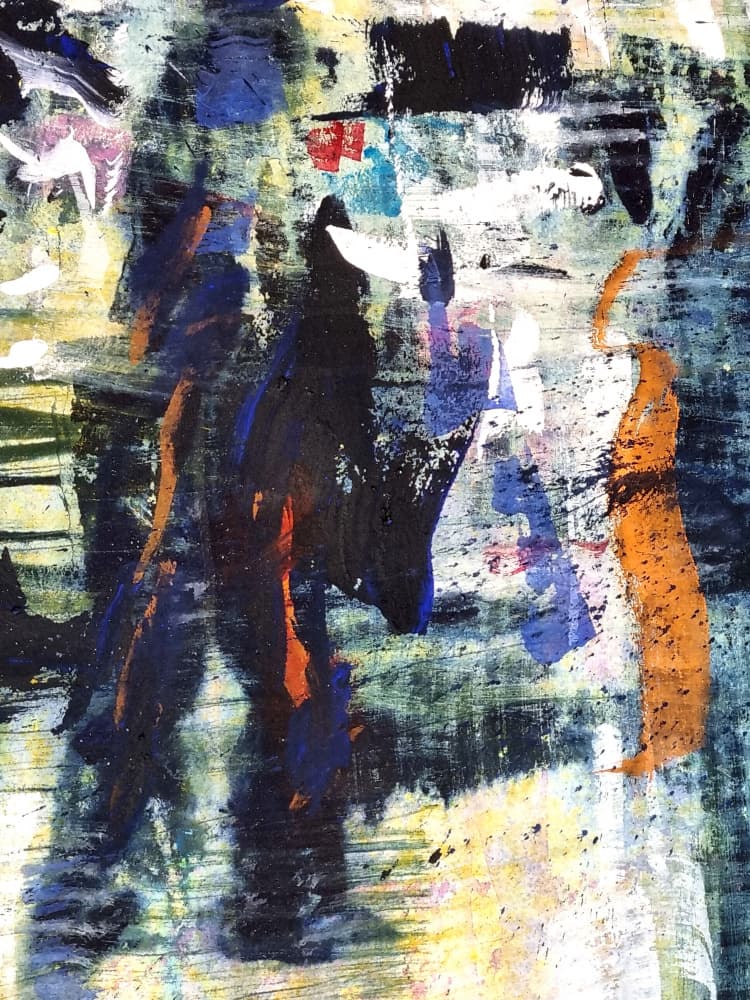 Bold Textured Abstract by David Antonides — canvas wall art
