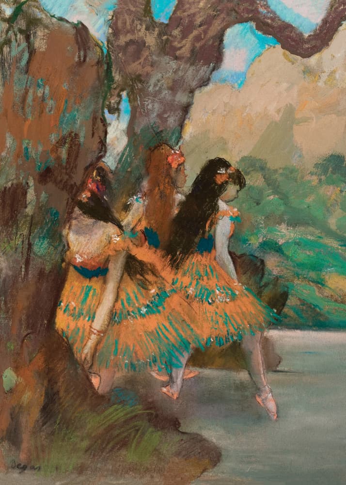 Ballet Dancers by Edgar Degas — canvas wall art