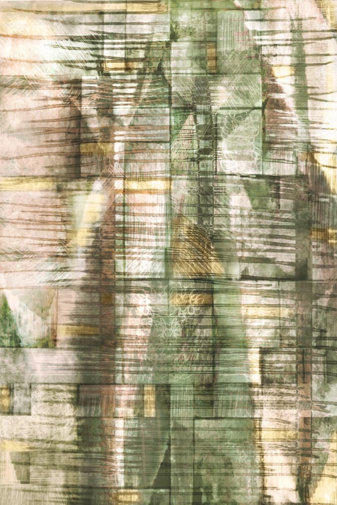 Abstract Textured Stripes by Christina Sillen — canvas wall art
