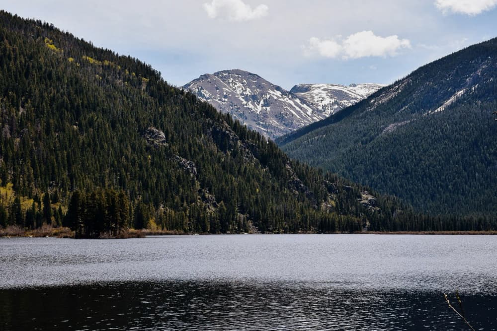 Mountain Lake Serenity by Del Mundo Imagery — canvas wall art