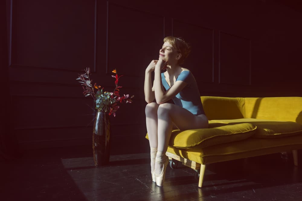 Serene Ballerina In Sunlight by Alexandr — canvas wall art