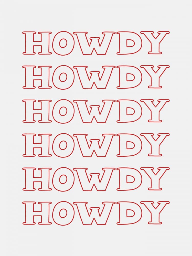 Red Howdy