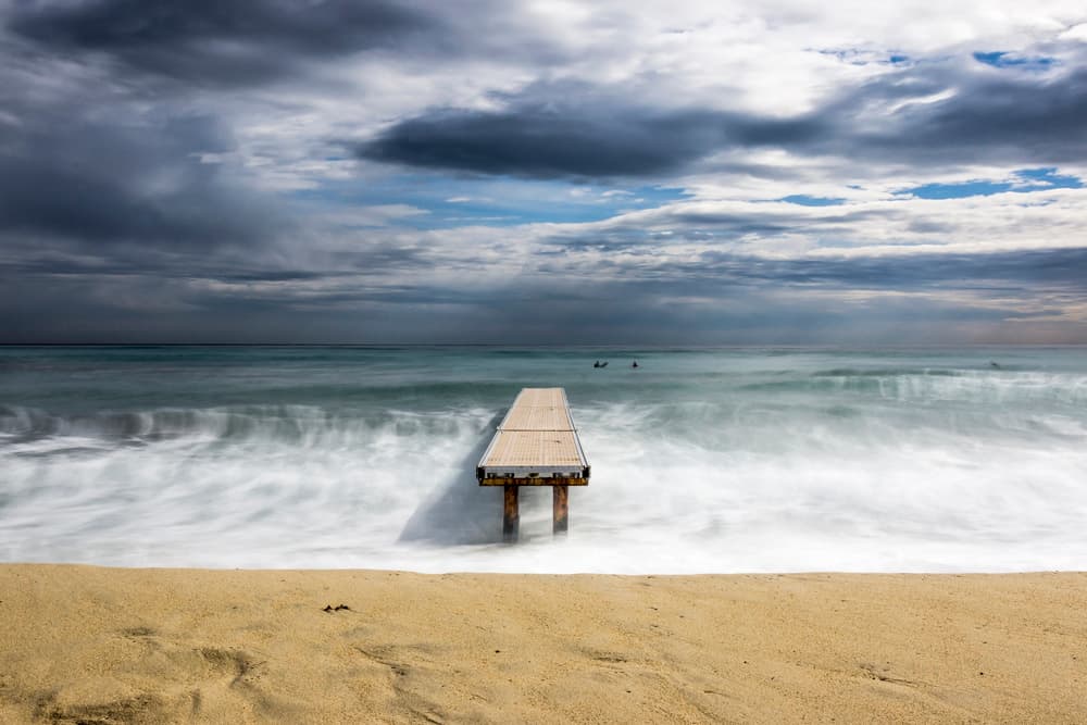 Serene Pier Horizon by Jean-Louis VIRETTI — canvas wall art
