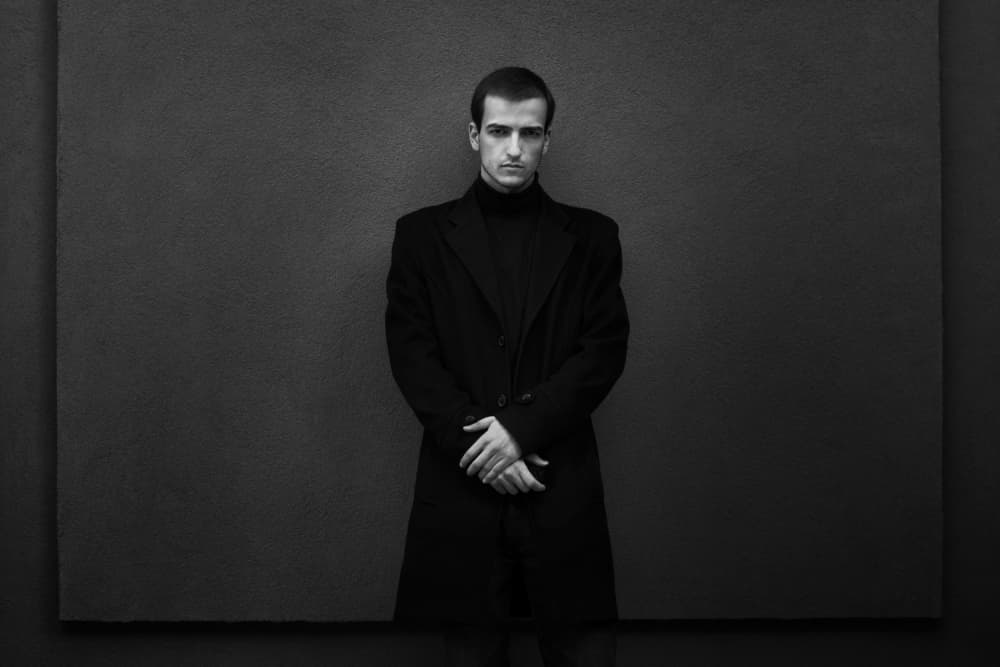 Elegant Man In Black by Bobby Kostadinov — canvas wall art