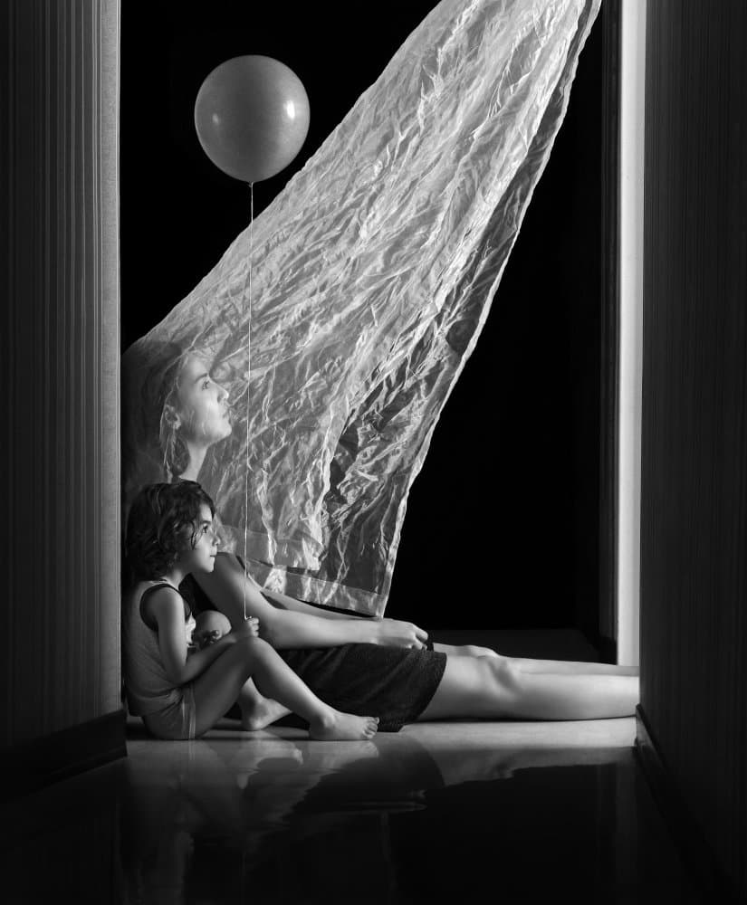 Ethereal Mother Child by Maryam sadat Ahmadi — canvas wall art