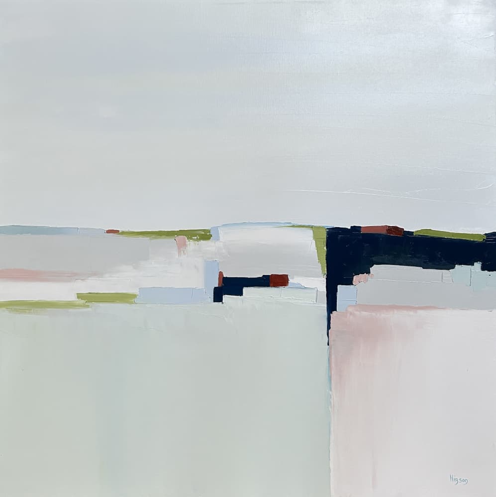 Serene Abstract Landscape by sandrine — canvas wall art
