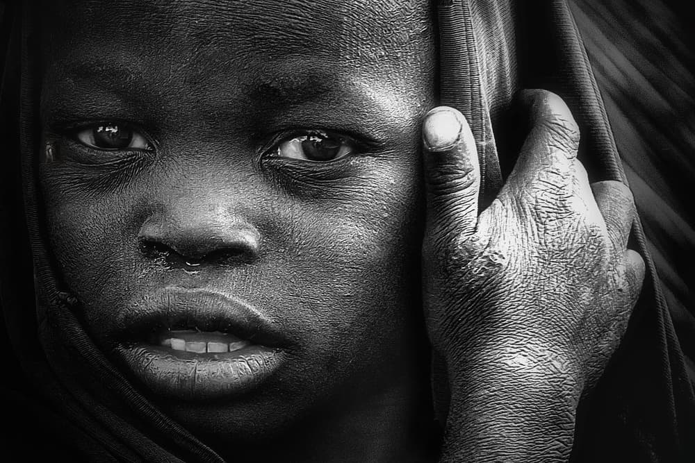 Soulful Child Portrait by Sergio Pandolfini — canvas wall art