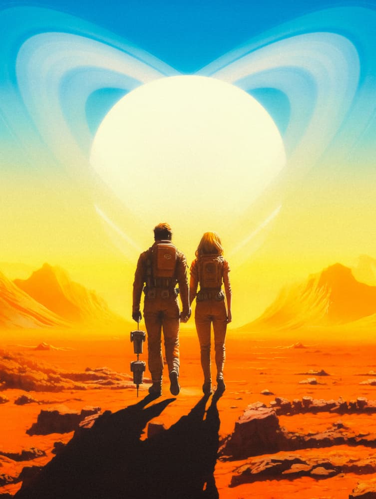 Saturn Love by Taudalpoi — canvas wall art