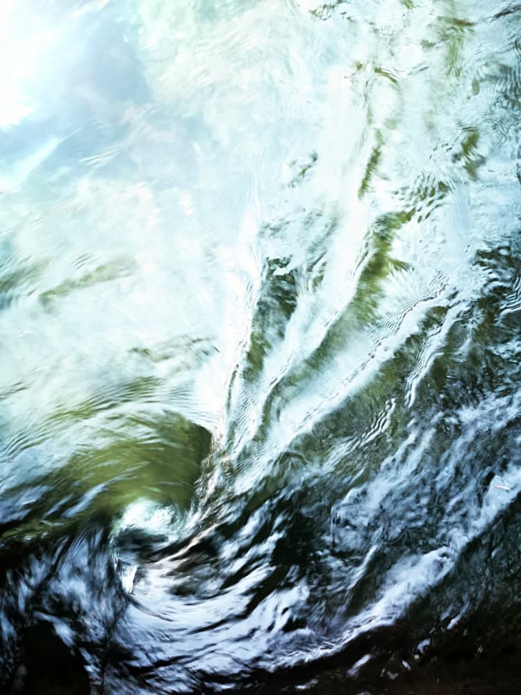 Fluid Water Swirl by Angelo Cerantola — canvas wall art