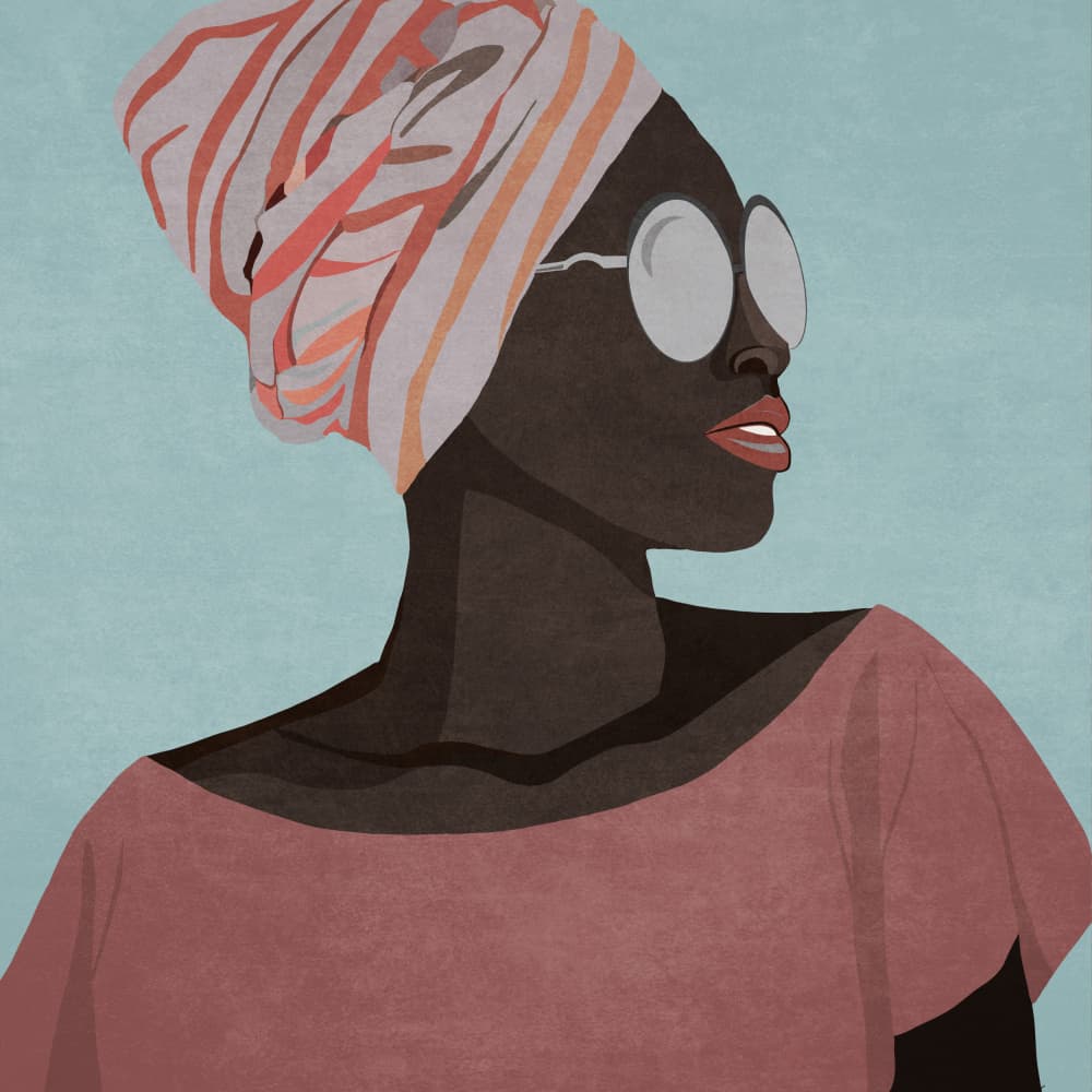 Elegant Gaze by Emel Tunaboylu — canvas wall art