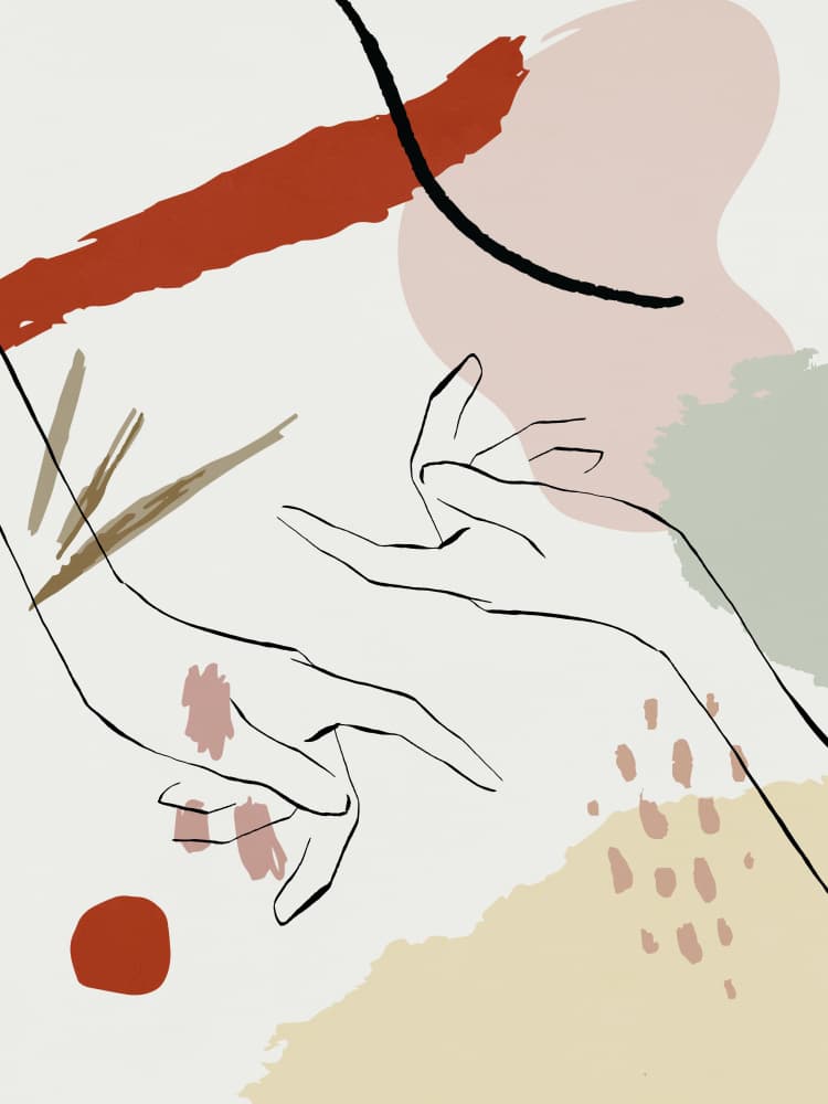 Abstract Harmony by Treechild — canvas wall art
