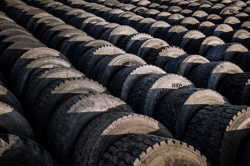 Industrial Tire Patterns by Suleyman Uzumcu — canvas wall art