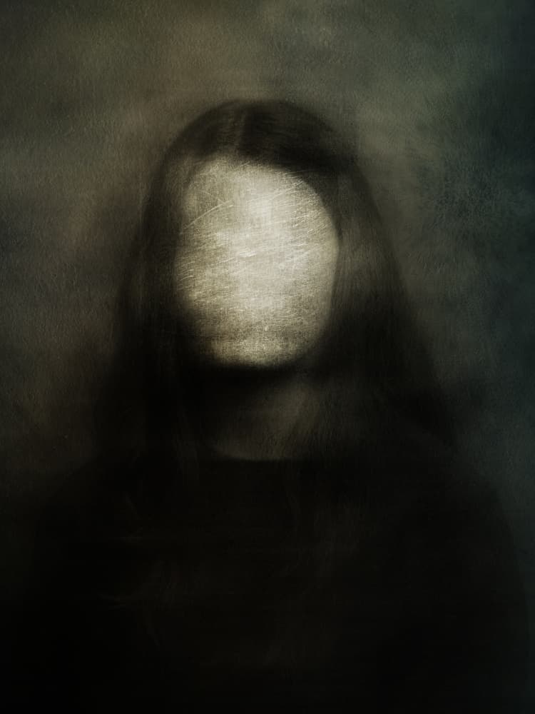 Mysterious Faceless Figure by Jonathan L — canvas wall art