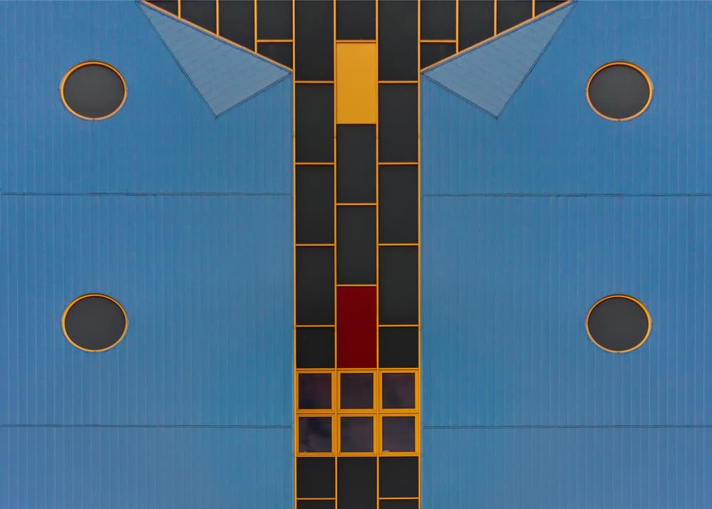 Architectural Suit Facade by Theo Luycx — canvas wall art