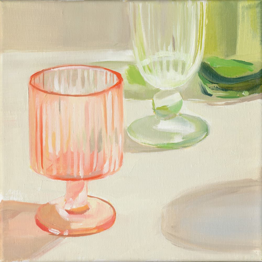 Jennywestenhofer Rainbowglassware1 by Jenny Westenhofer — canvas wall art