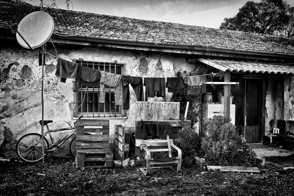 Rustic Home Laundry by Raffaele Corte — canvas wall art