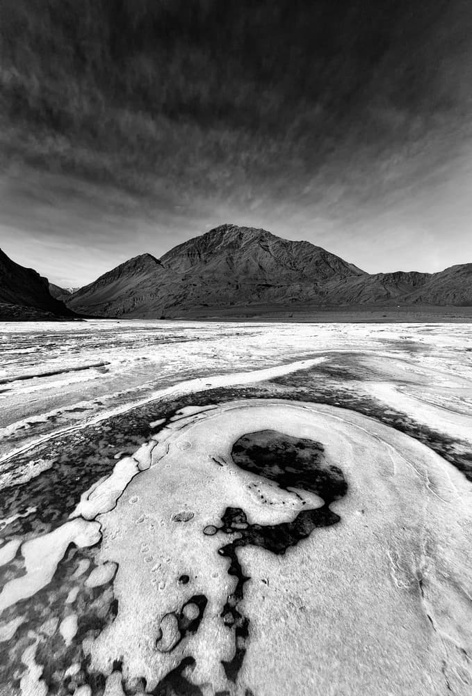 Dramatic Frozen Landscape by Jassi Oberai — canvas wall art