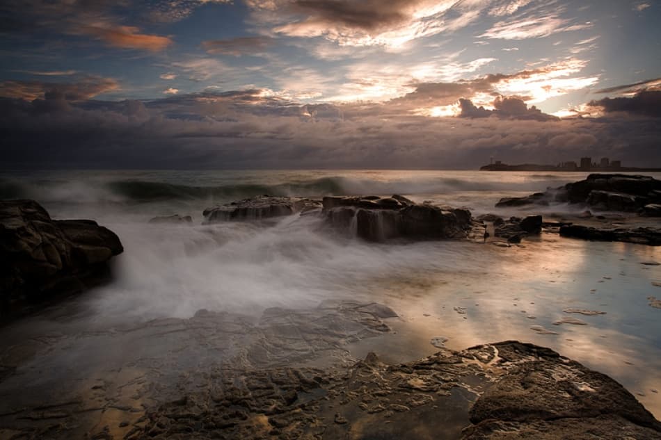 Dramatic Ocean Coastline by Mel Brackstone — canvas wall art