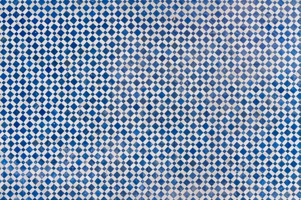 Blue Diamond Pattern by Photolovers — canvas wall art