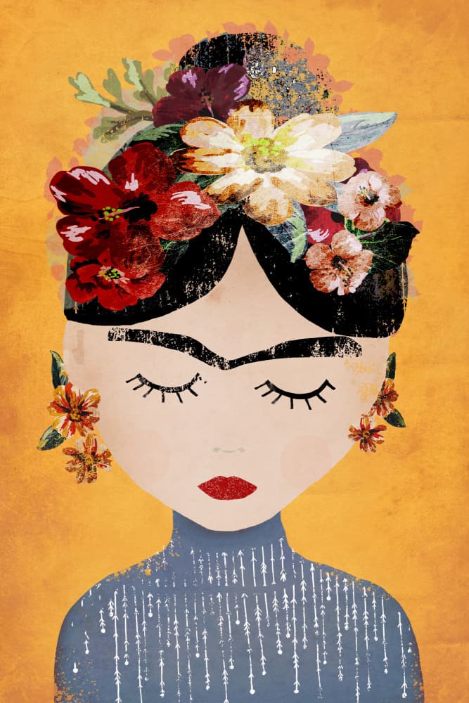 Floral Serenity by Treechild — canvas wall art