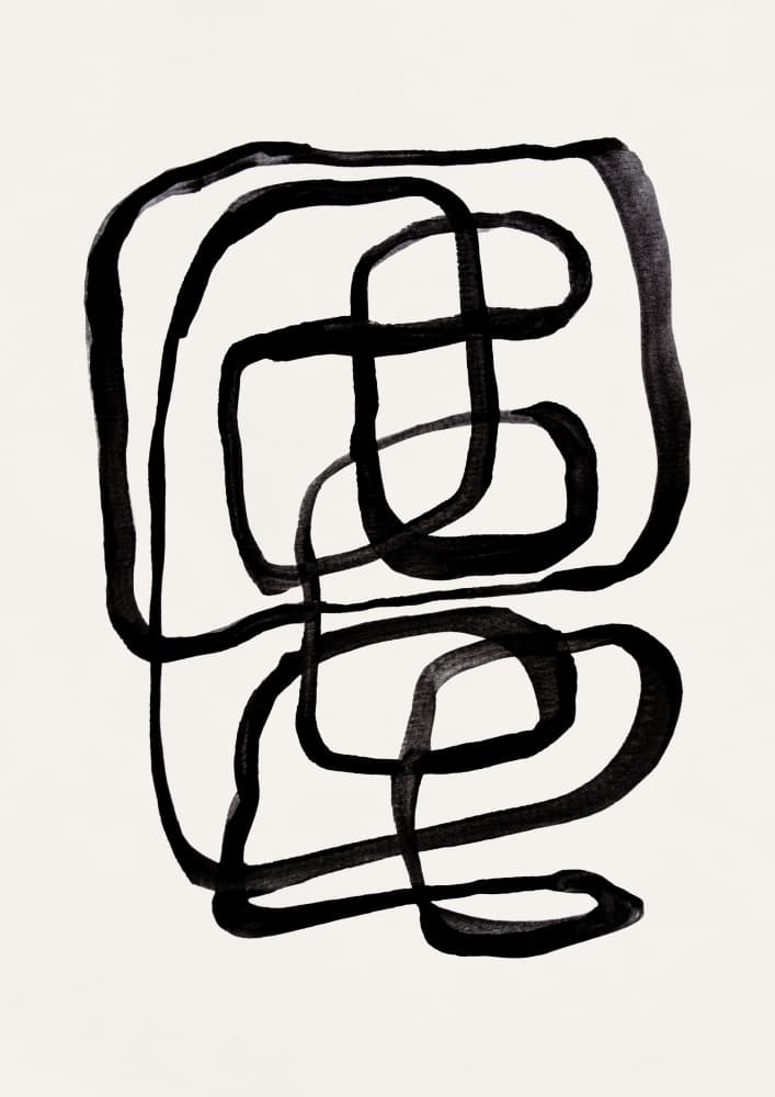 Abstract Lines I by Kathrin Pienaar — canvas wall art