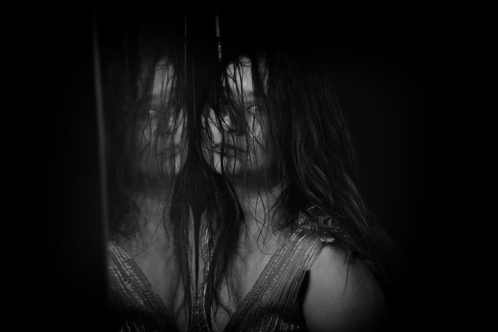 Dark Emotional Reflection by Anna Wan — canvas wall art