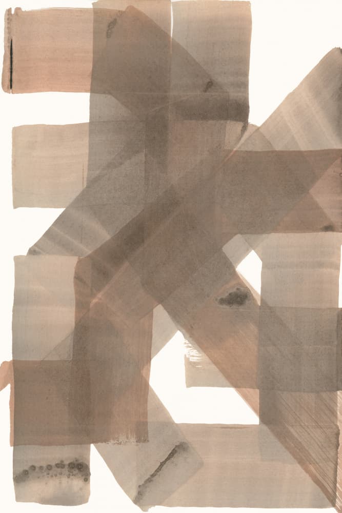 Intersecting Earth Tones by cartissi — canvas wall art