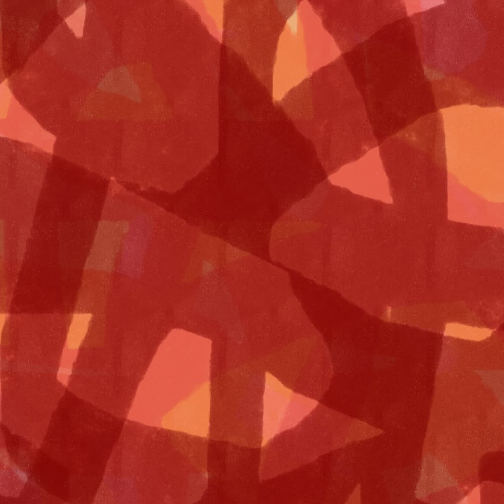 Warm Geometric Layers by Dina Dankers — canvas wall art