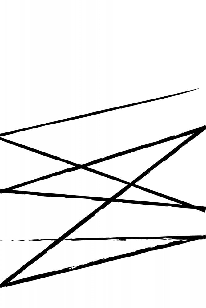 Bold Geometric Lines by Oju Design — canvas wall art