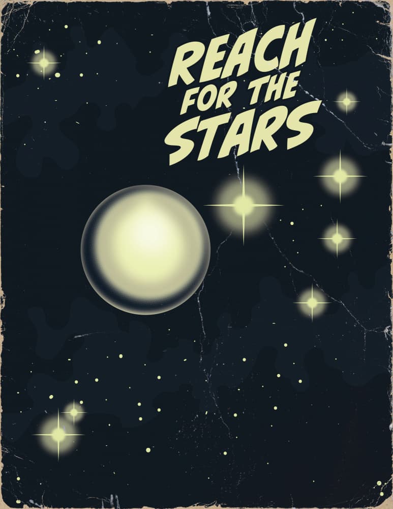 Reach For Stars by Nicholas — canvas wall art