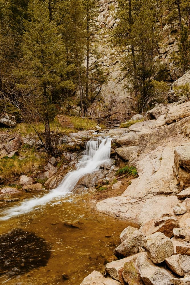 Forest Waterfall Stream by Del Mundo Imagery — canvas wall art