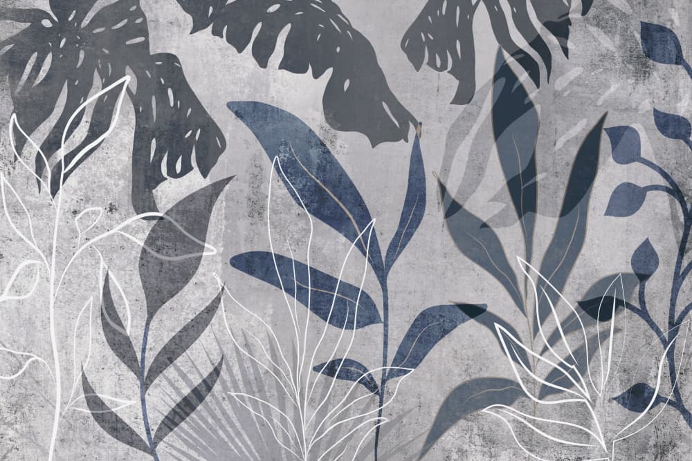 Abstract Botanical Leaves by Andrea Haase — canvas wall art
