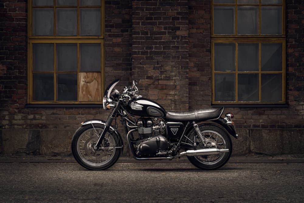 Classic Urban Motorcycle by Petri Damstén — canvas wall art