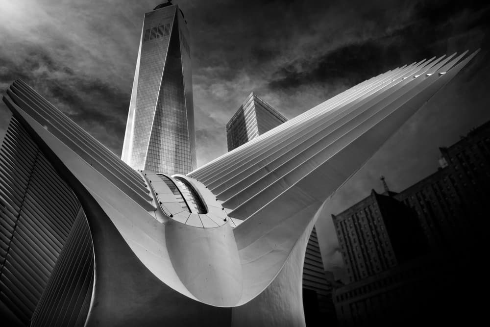 Oculus World Trade Drama by Alessio Forlano — canvas wall art