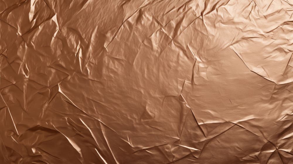 Crumpled Metallic Texture by Marika Barsrsind — canvas wall art