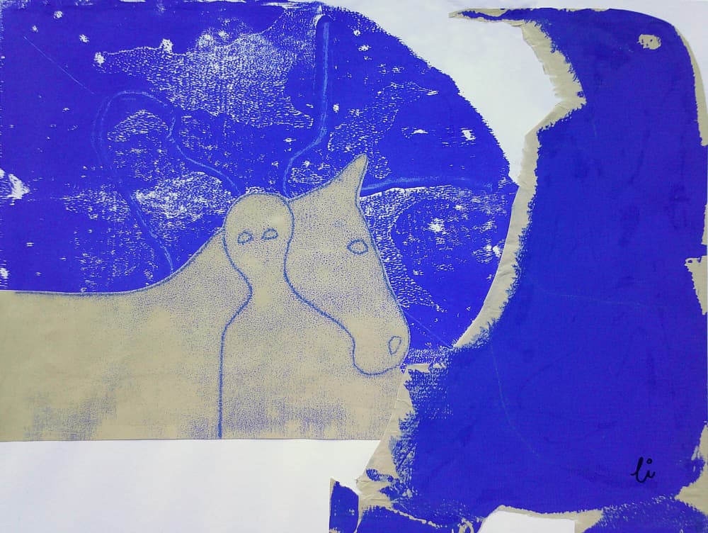 Ancient Horse Spirit by Li Gessbo — canvas wall art