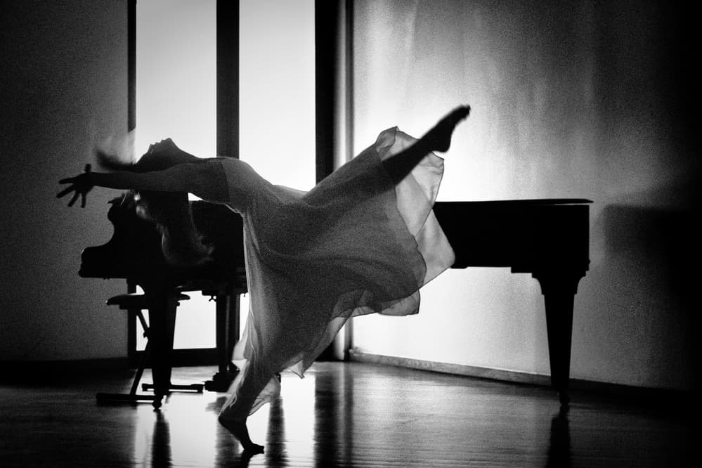 Elegant Dance Movement by Paulo Medeiros — canvas wall art