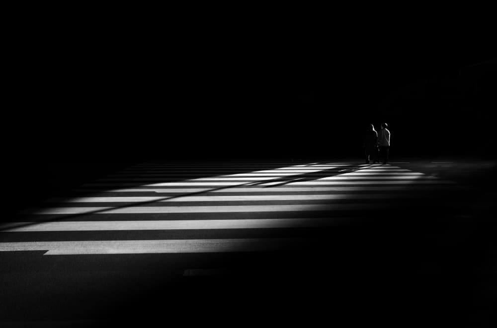 Dramatic Zebra Crossing by Kenichiro Tsukada — canvas wall art
