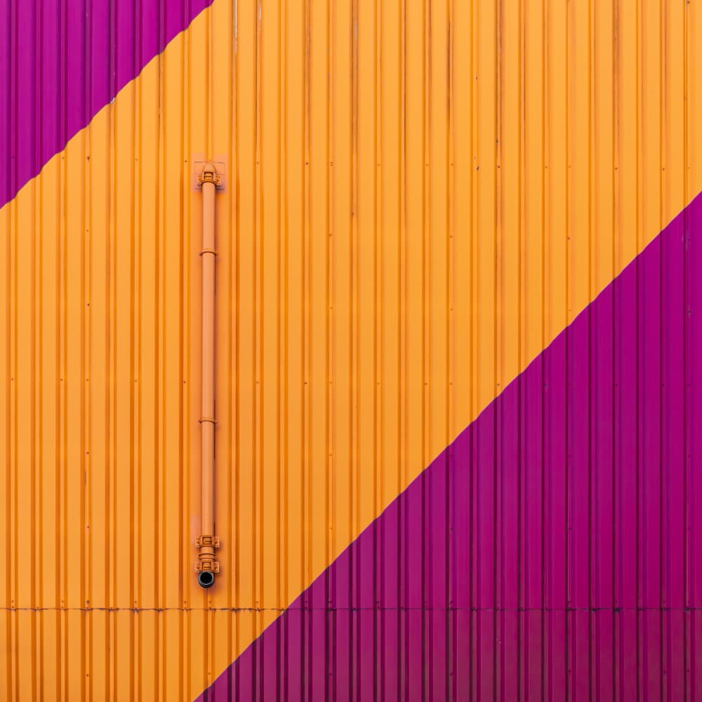 Diagonal Color Block by Markus Auerbach — canvas wall art