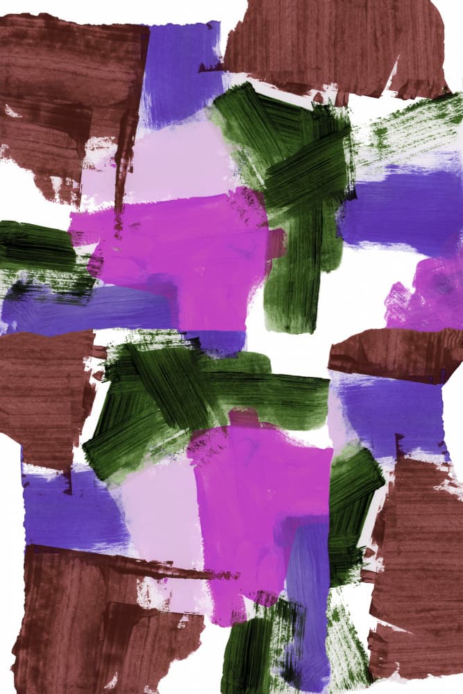 Bold Brushstroke Abstract by cartissi — canvas wall art