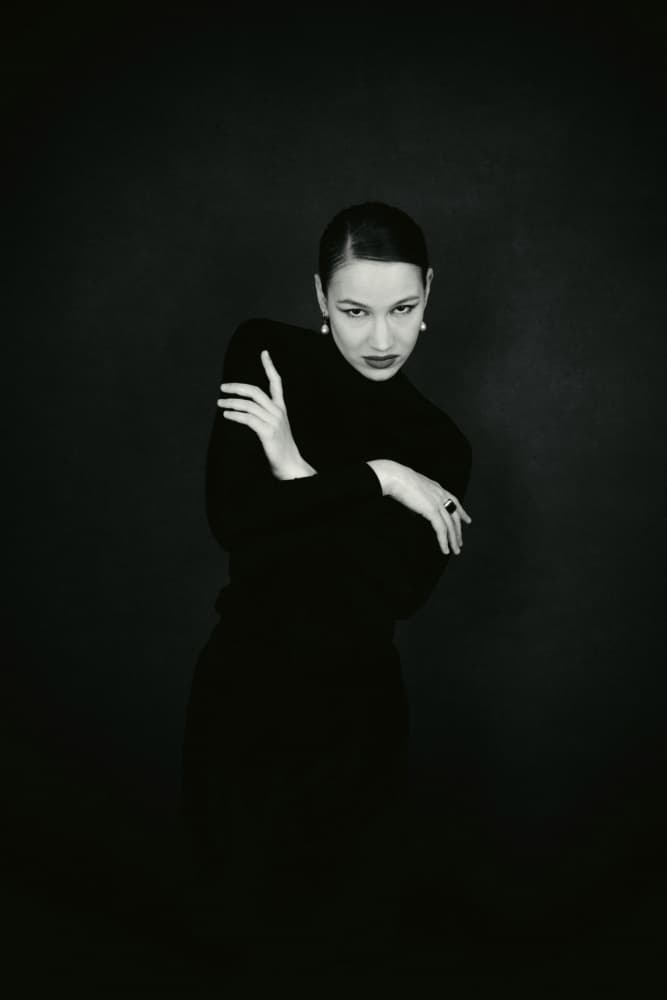 Mysterious Fashion Portrait by Steffen Lauterbach — canvas wall art