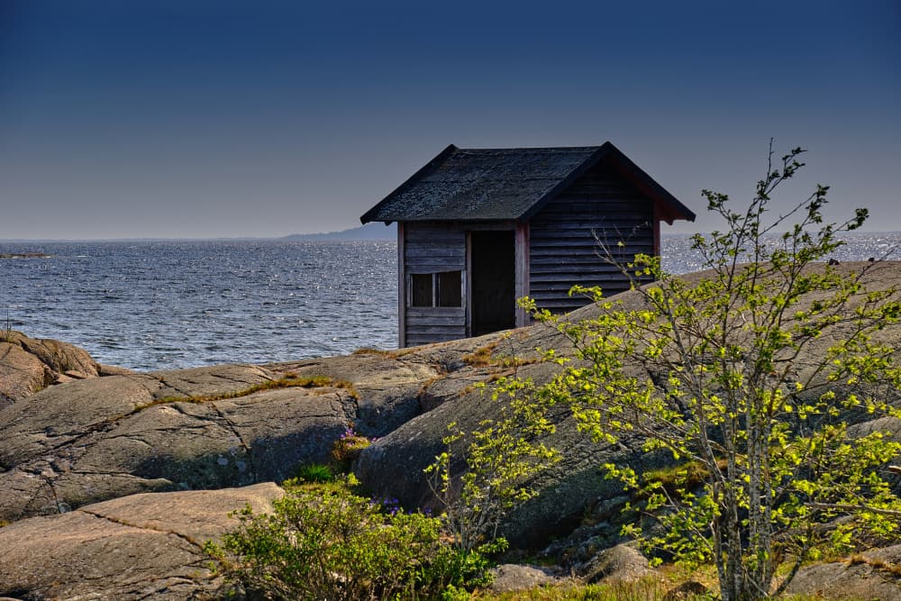 Sea shed by Geertjan Plooijer — canvas wall art