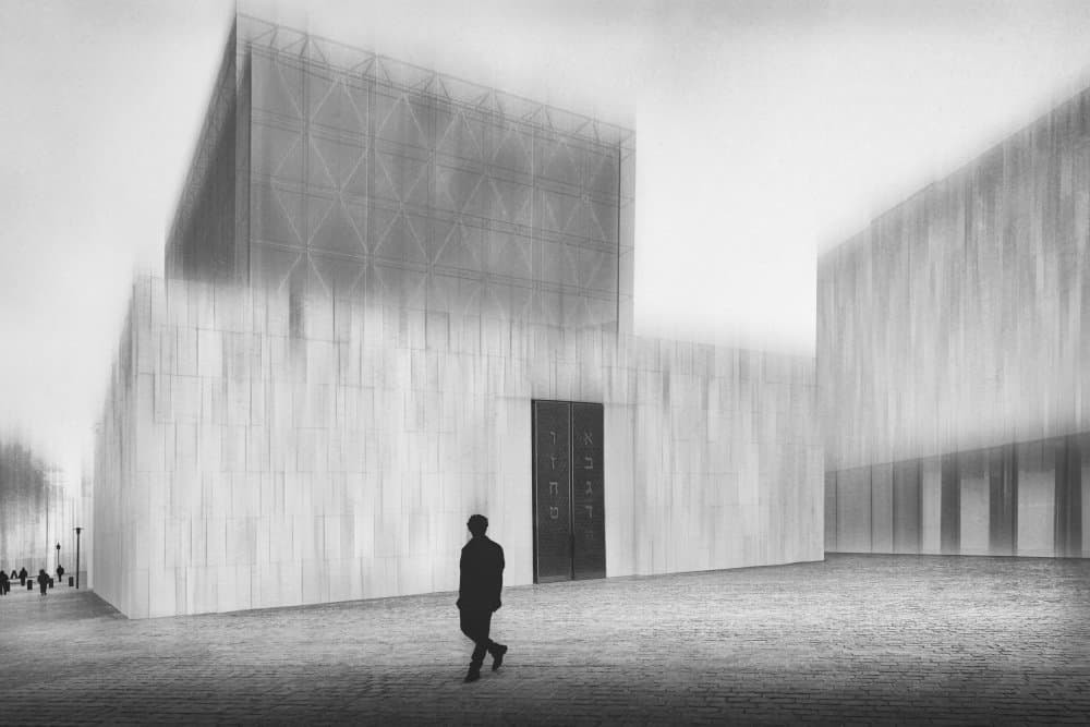 Urban Motion Solitude by Roswitha Schleicher-Schwarz — canvas wall art