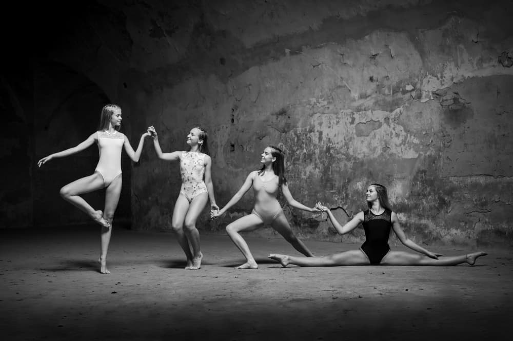 Graceful Dance Evolution by Milan Uhrin AFIAP AZSF — canvas wall art