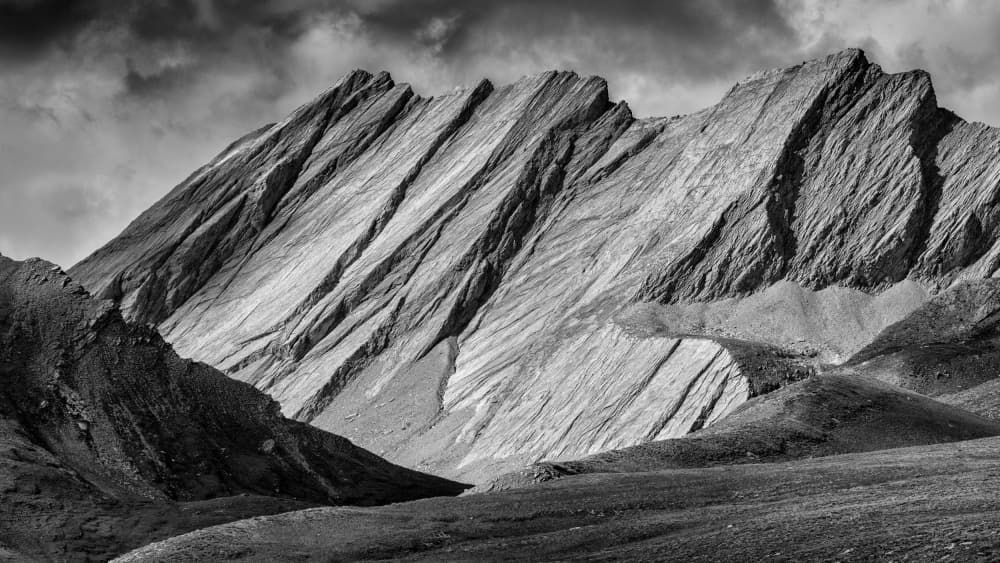 Dramatic Layered Peaks by Aleš Klabus — canvas wall art