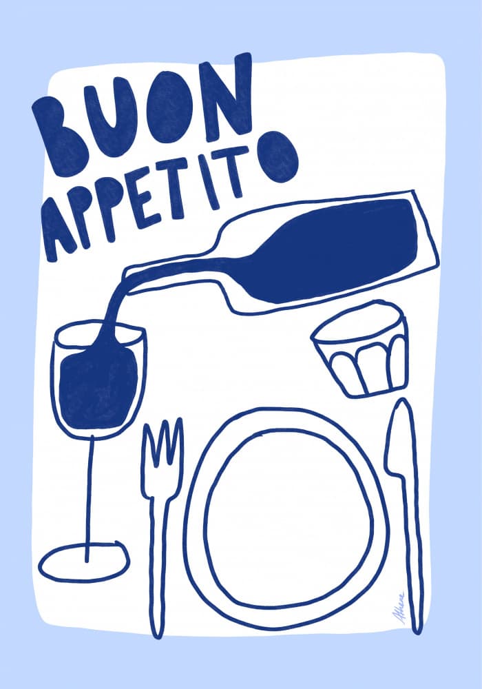 Buon Appetito by Athene Fritsch — canvas wall art
