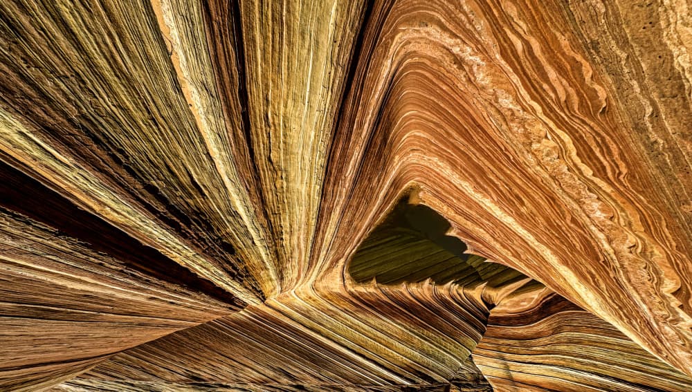 Desert Sandstone Waves by Rui Wang — canvas wall art