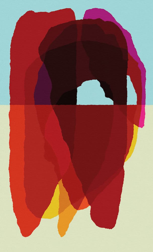 Reflected Abstract Arch by Rafa Mateo — canvas wall art