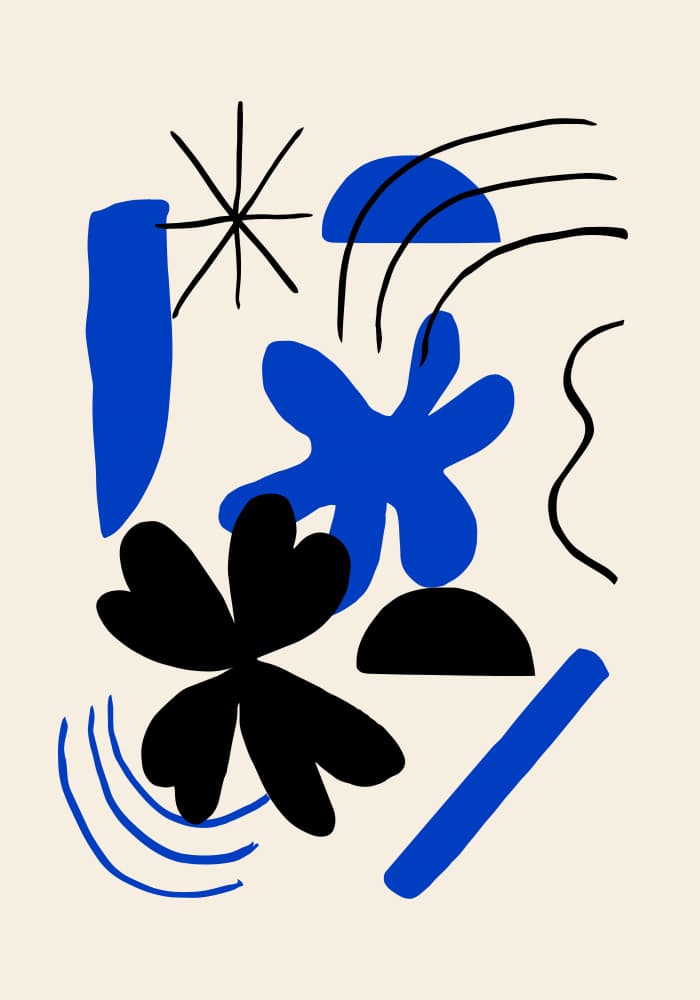 Dynamic Abstract Shapes by Studio JKN — canvas wall art